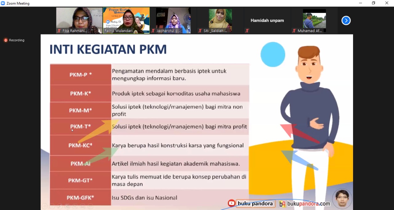 Sosialisasi Program Kreativitas Mahasiswa Sebagai Wujud Keseriusan